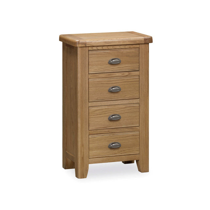 Tewkesbury Four Drawer Tall Chest of Drawers 60cm Wide