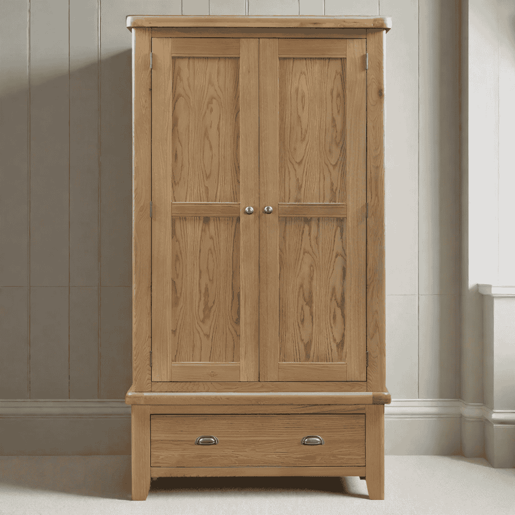 Tewkesbury Two Door Double Wardrobe 110cm Wide | Annie Mo's