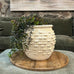 Textured Cream Large Vase 27cm C