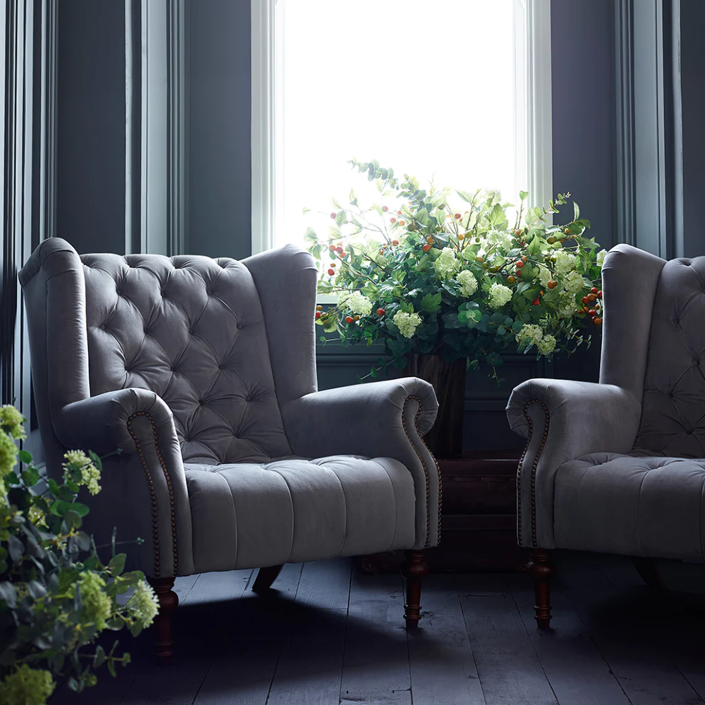 Theo Armchair | Plain Fabrics