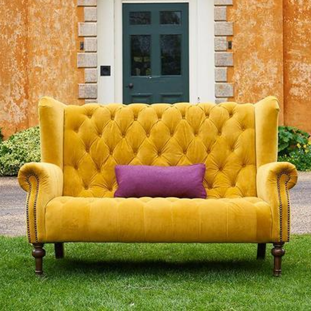 Theo Two Seat Sofa | Plain Fabrics
