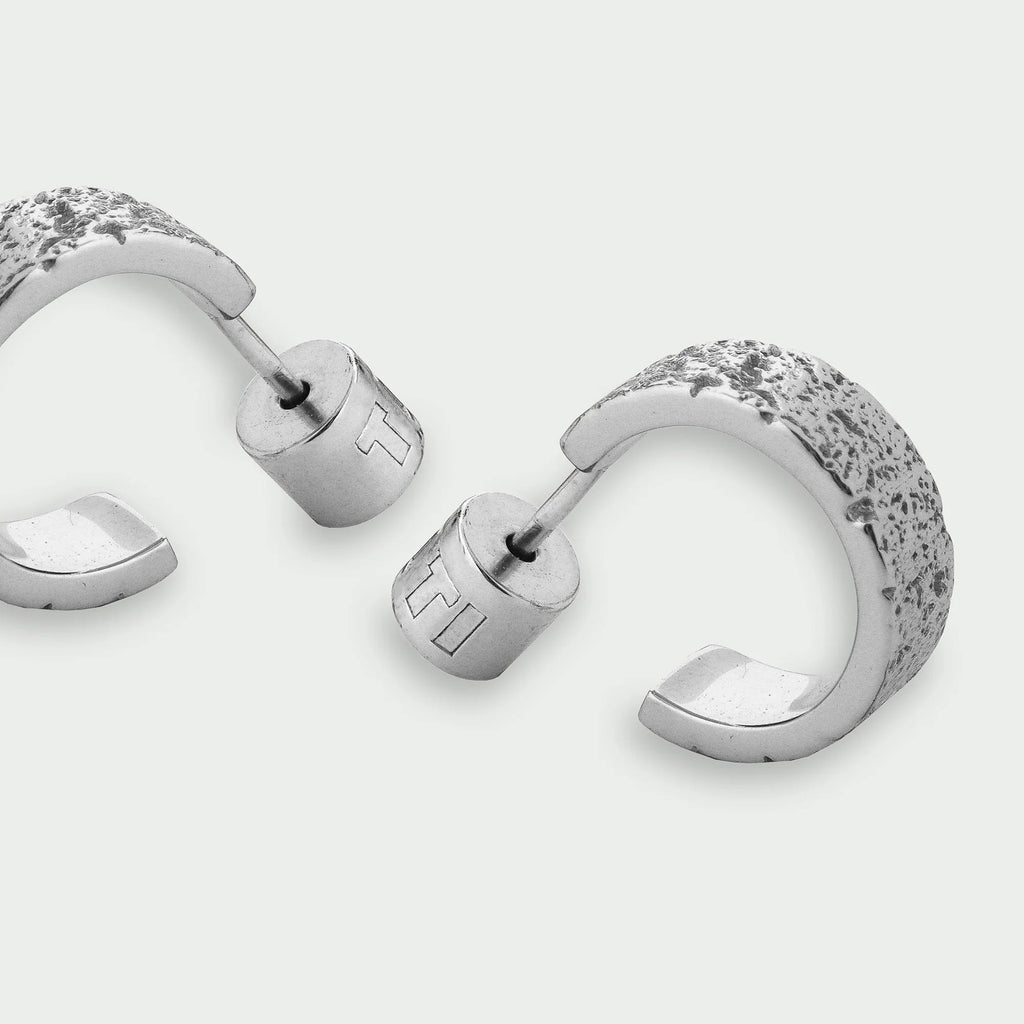 Time Earrings Silver 2