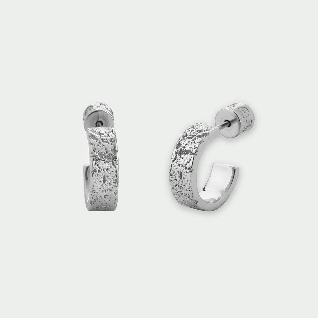 Time Earrings Silver