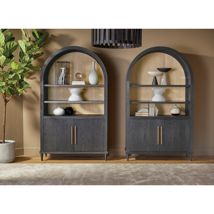 Timeless Curved Display Cabinet