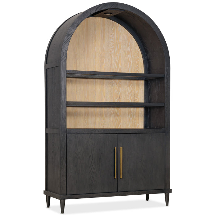 Timeless Curved Display Cabinet