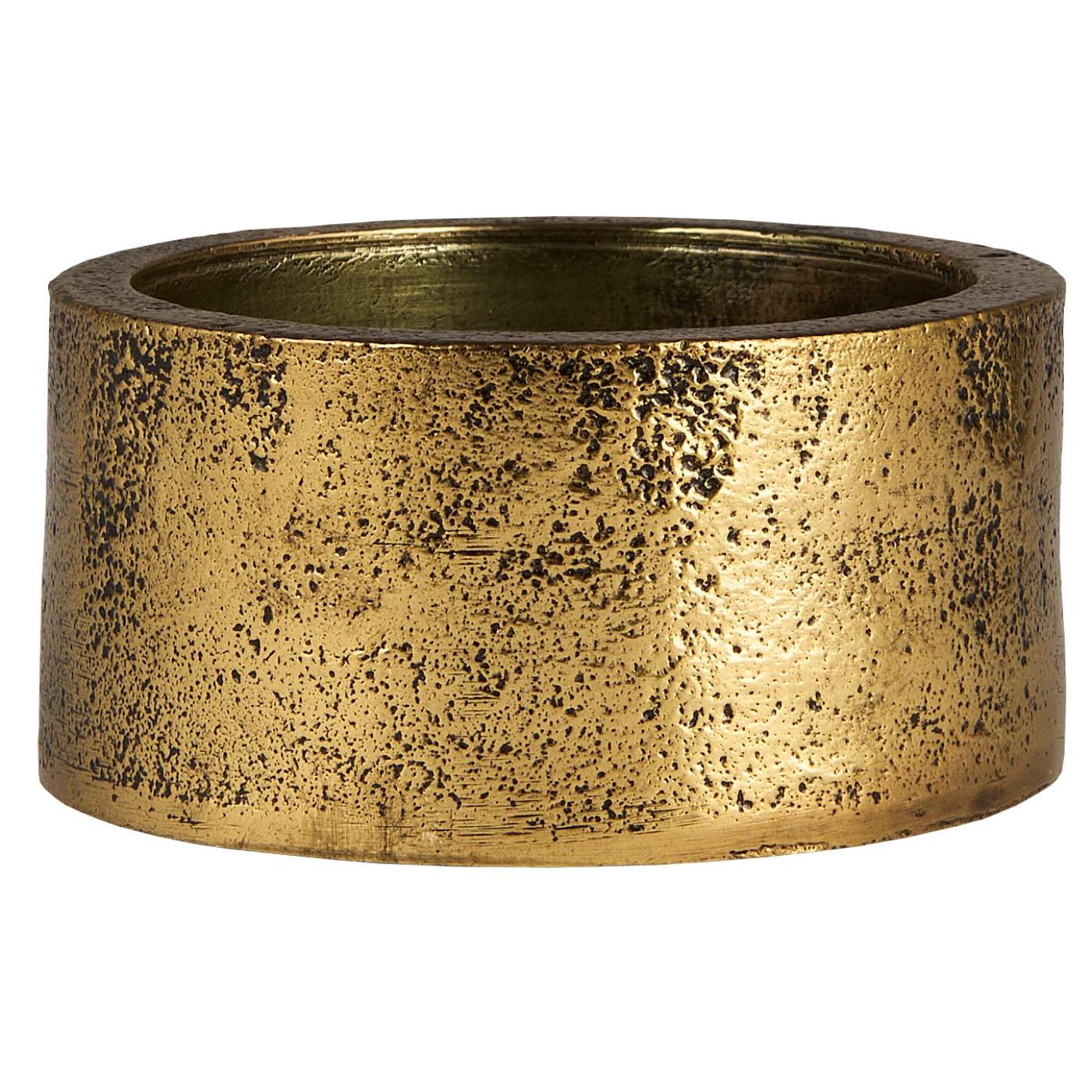 Tiznit Metal Narrow Pillar Candle Holder 4cm | Annie Mo's