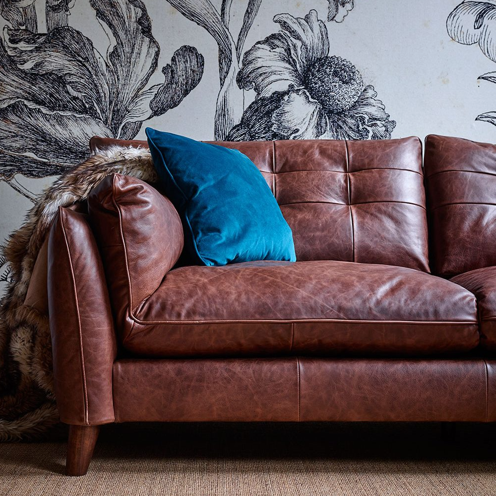 Tobias Three Seat Sofa | Leathers