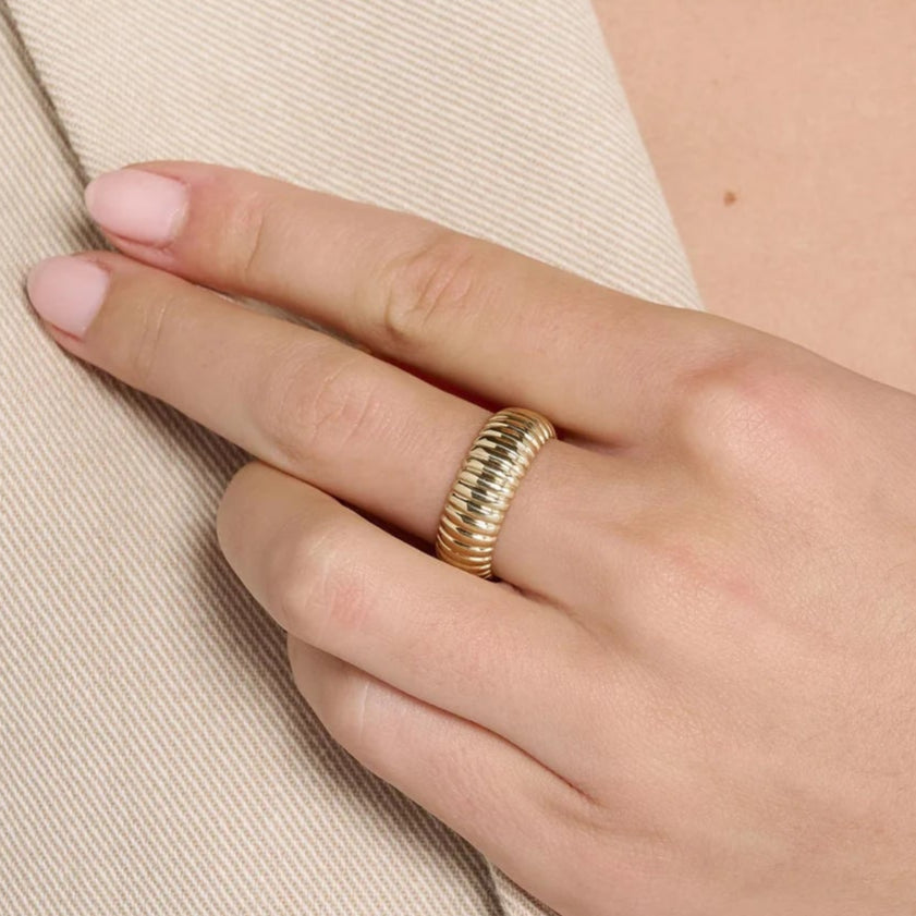 Sunlit Ring Gold | Annie Mo's