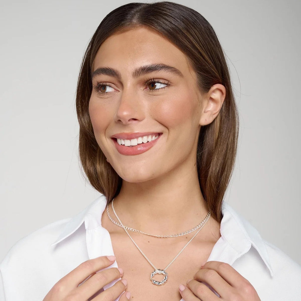 Ember Necklace Silver