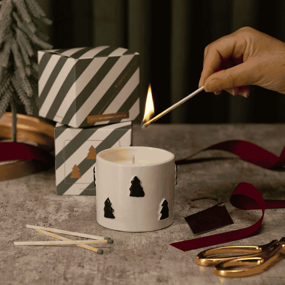 Under the Tree: Christmas Spruce Candle - Cypress & Fig