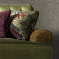 Otis Two Seat Sofa | Leather Fabric Mix