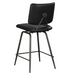 Jack Black PU Counter Height Bar Stool (Pair)