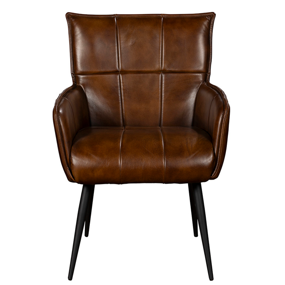 Lotus Carver Chair ( Buff Umber)