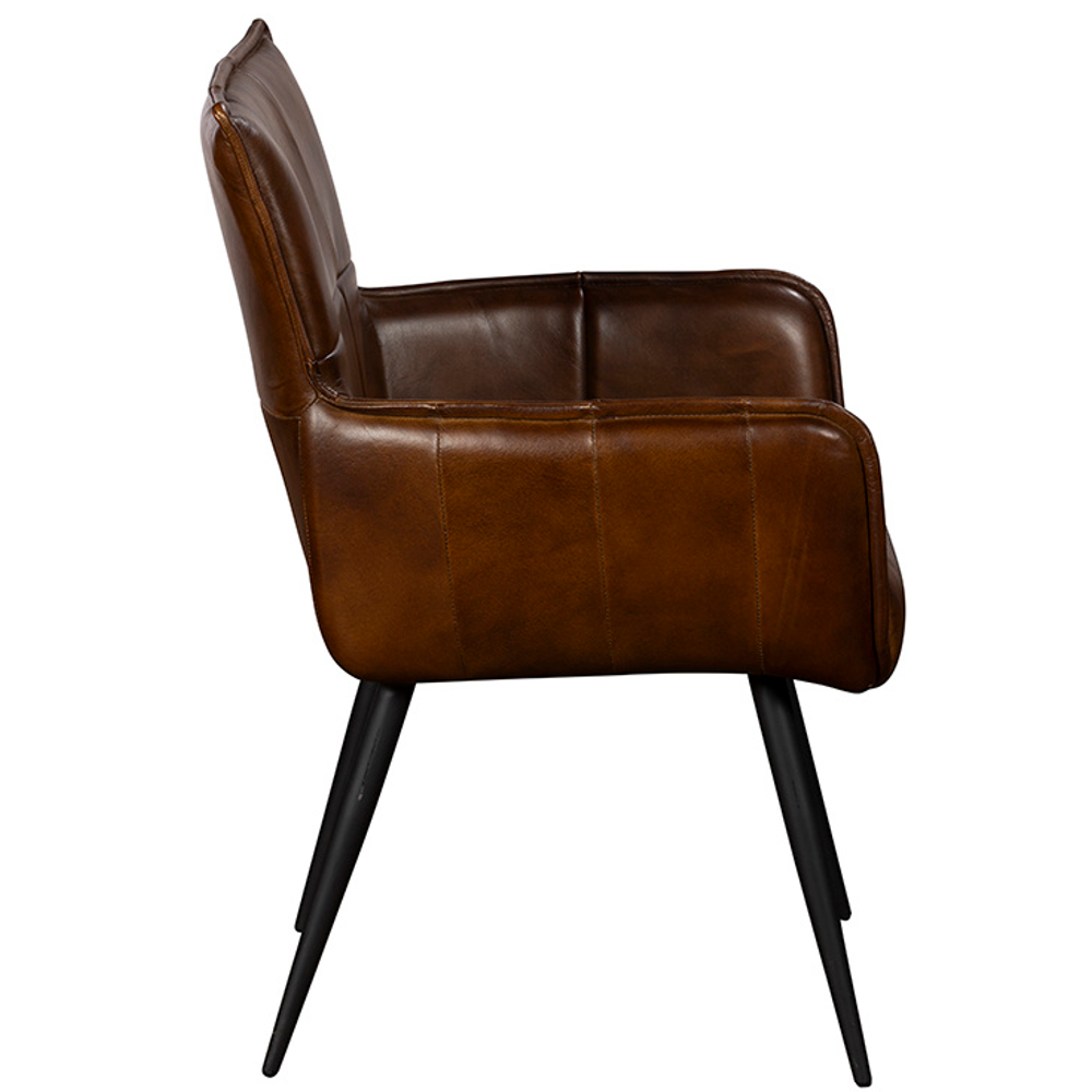 Lotus Carver Chair ( Buff Umber)