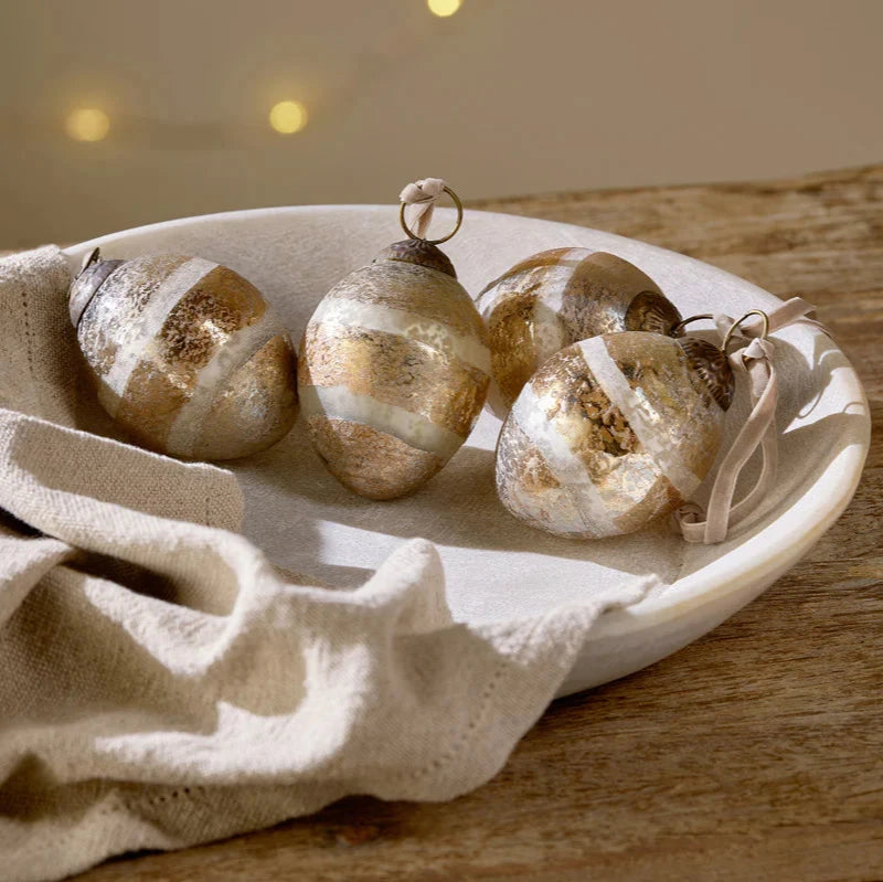 Viti Baubles - Gold (Set of 4) 8cm