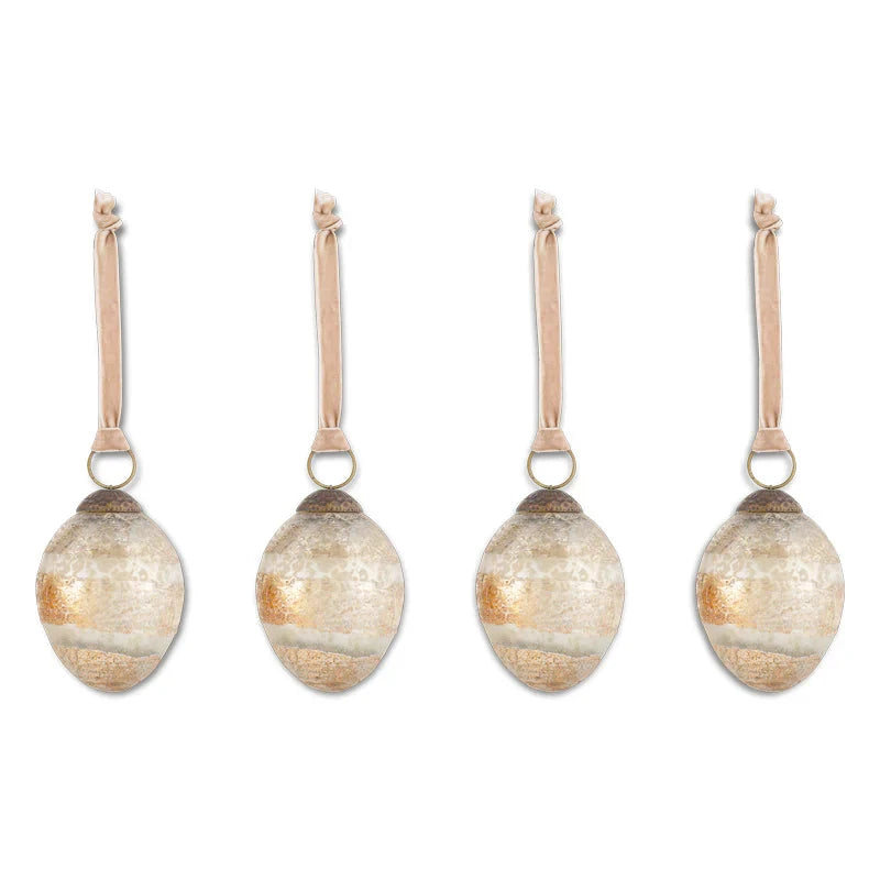 Viti Baubles - Gold (Set of 4) 8cm