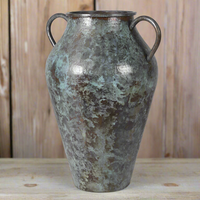 Very Large Statement Verdigris Vase 80cm | Annie Mo's