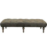 Victoria Footstool | Leathers | Annie Mo's