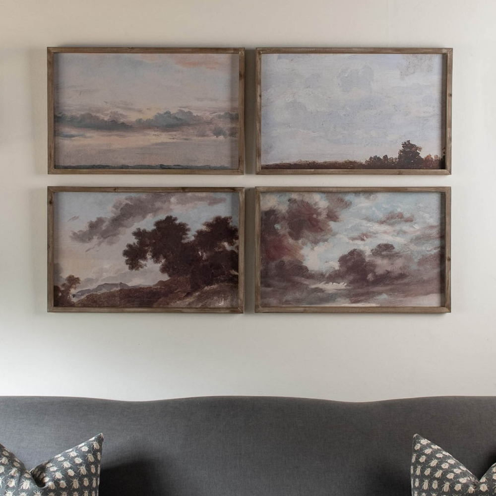 Set of Four Framed Landscape Pictures 70cm | Annie Mo's