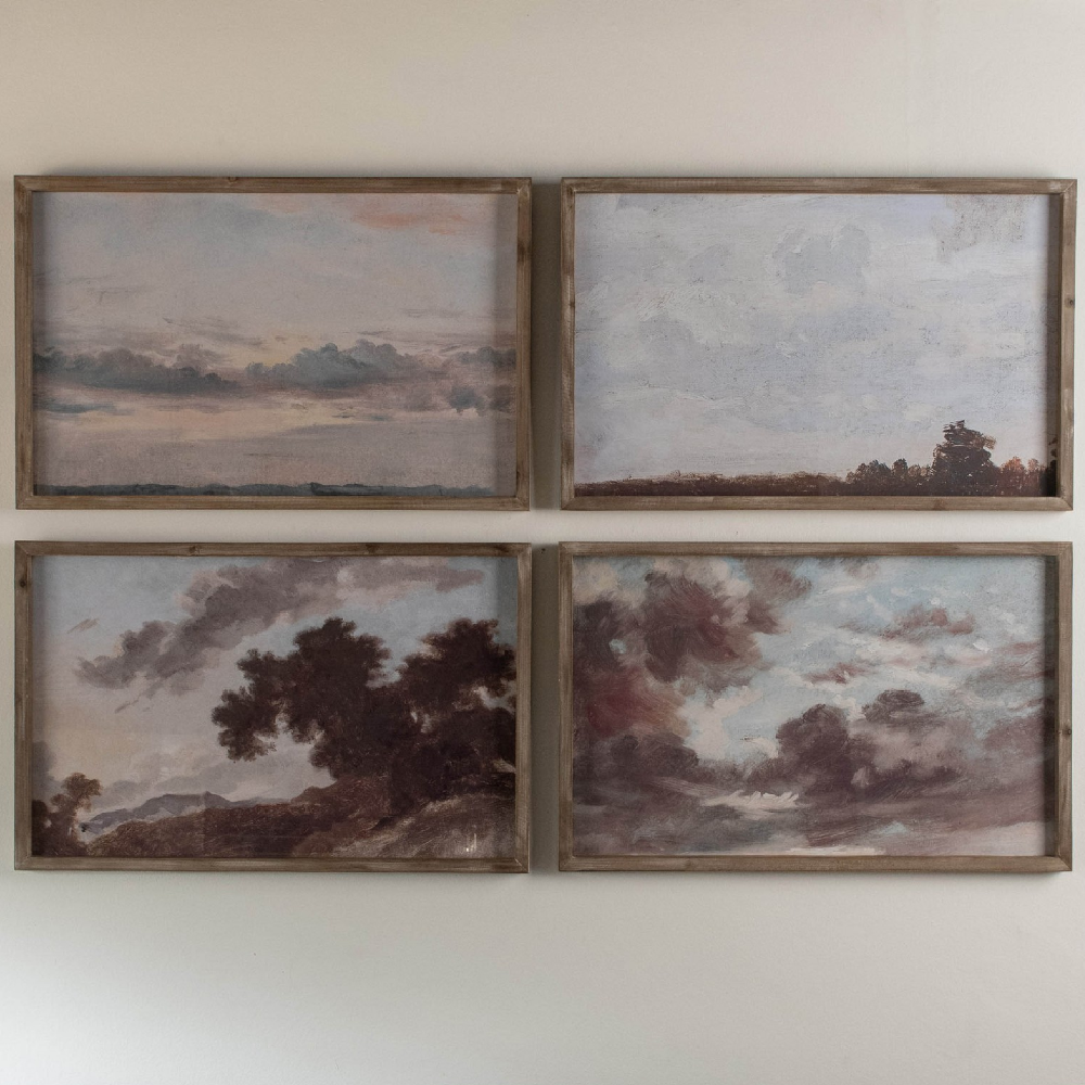 Hambledon Set of Four Landscape Framed Prints 70cm