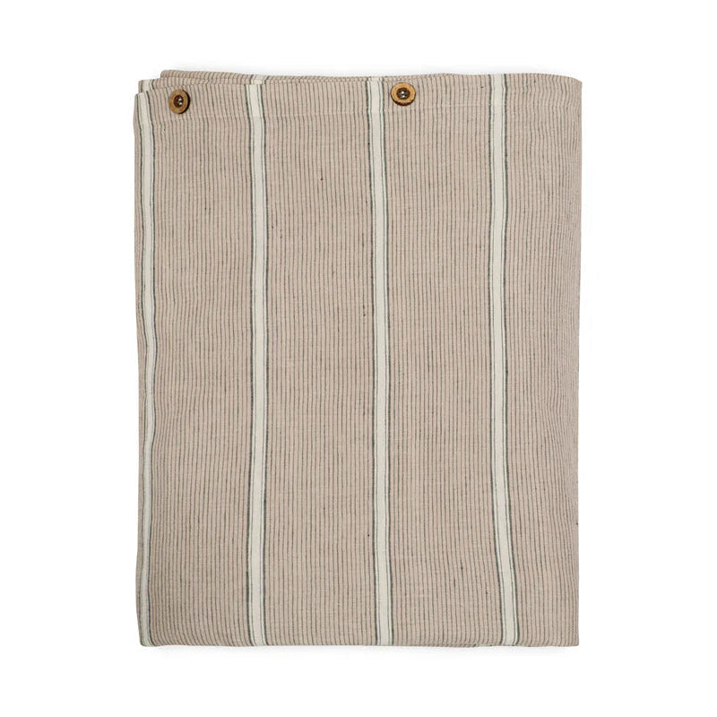 Mora Hemp & Cotton Duvet Cover - Stone Grey - Size Choice