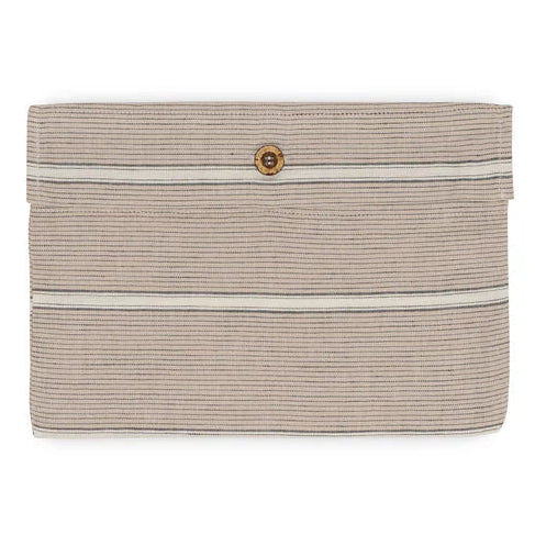 Mora Hemp & Cotton Housewife Pillowcases - Stone Grey