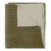Nidra Velvet and Linen Bed Quilt - Moss - Size Choice