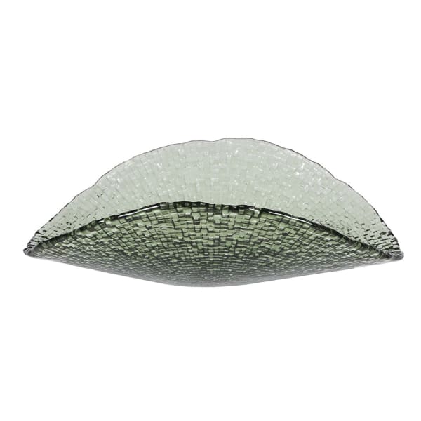 Wave Glass Plate 40cm-C