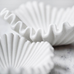 White Melange Wave Bowl 27cm