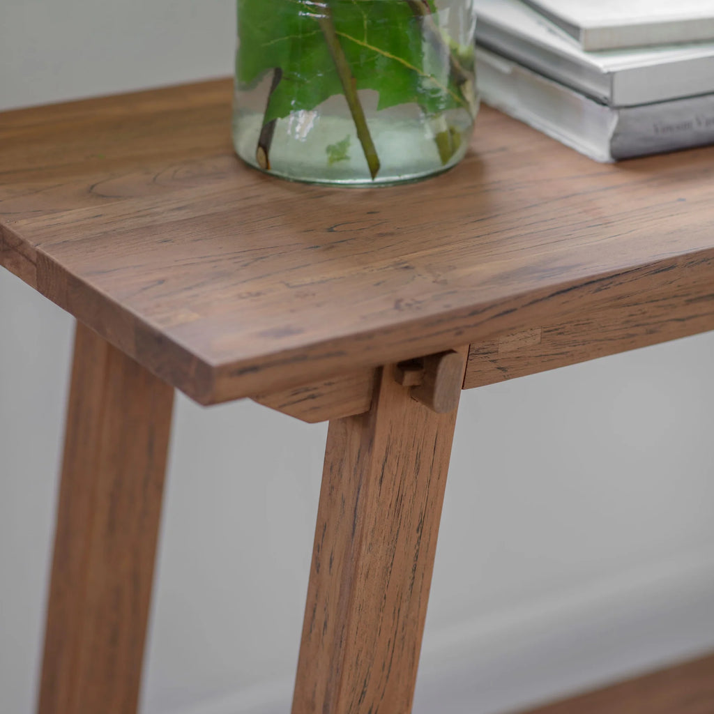 Whitfield Large Reclaimed Teak Console Table 150cm