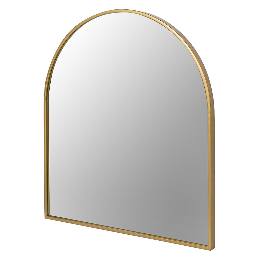 Wide Golden Framed Arch Wall Mirror 90cm C
