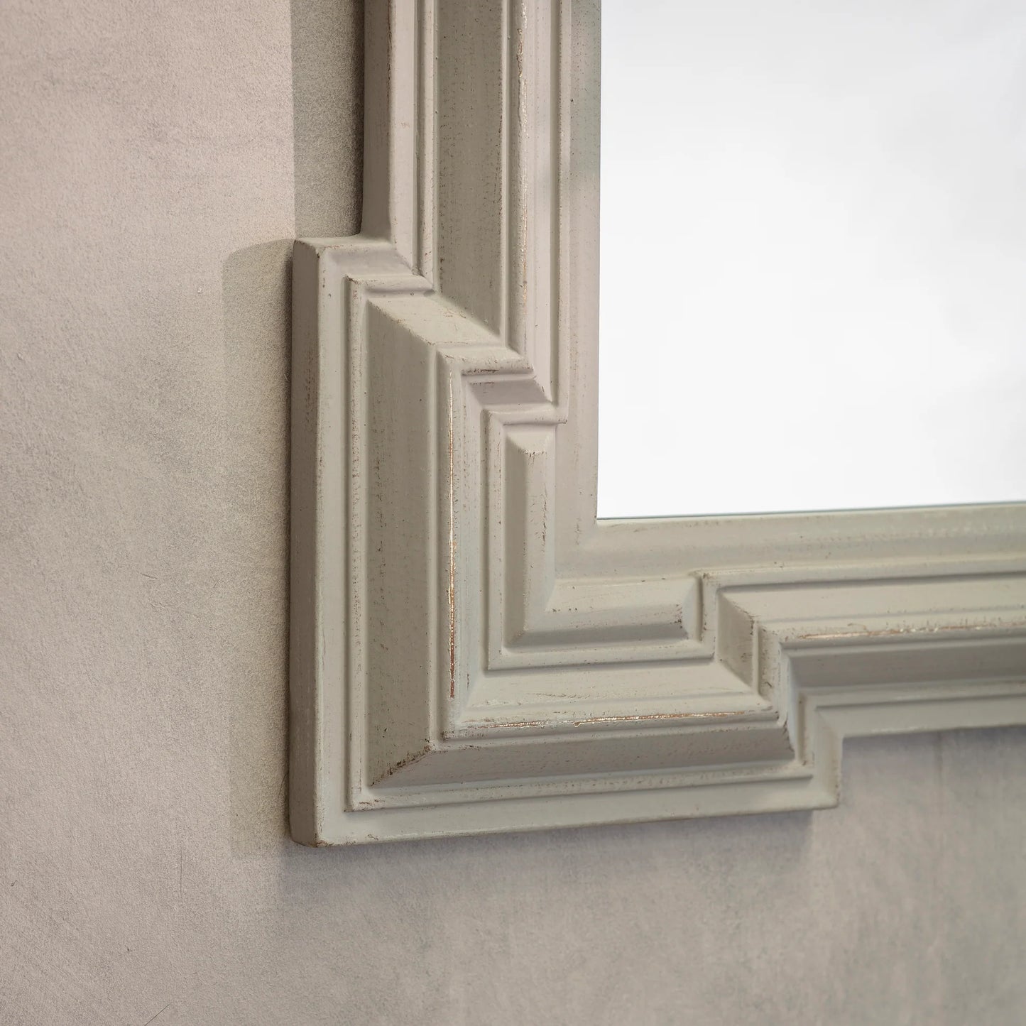 Wilton Layered Square Grey Mirror 80cm