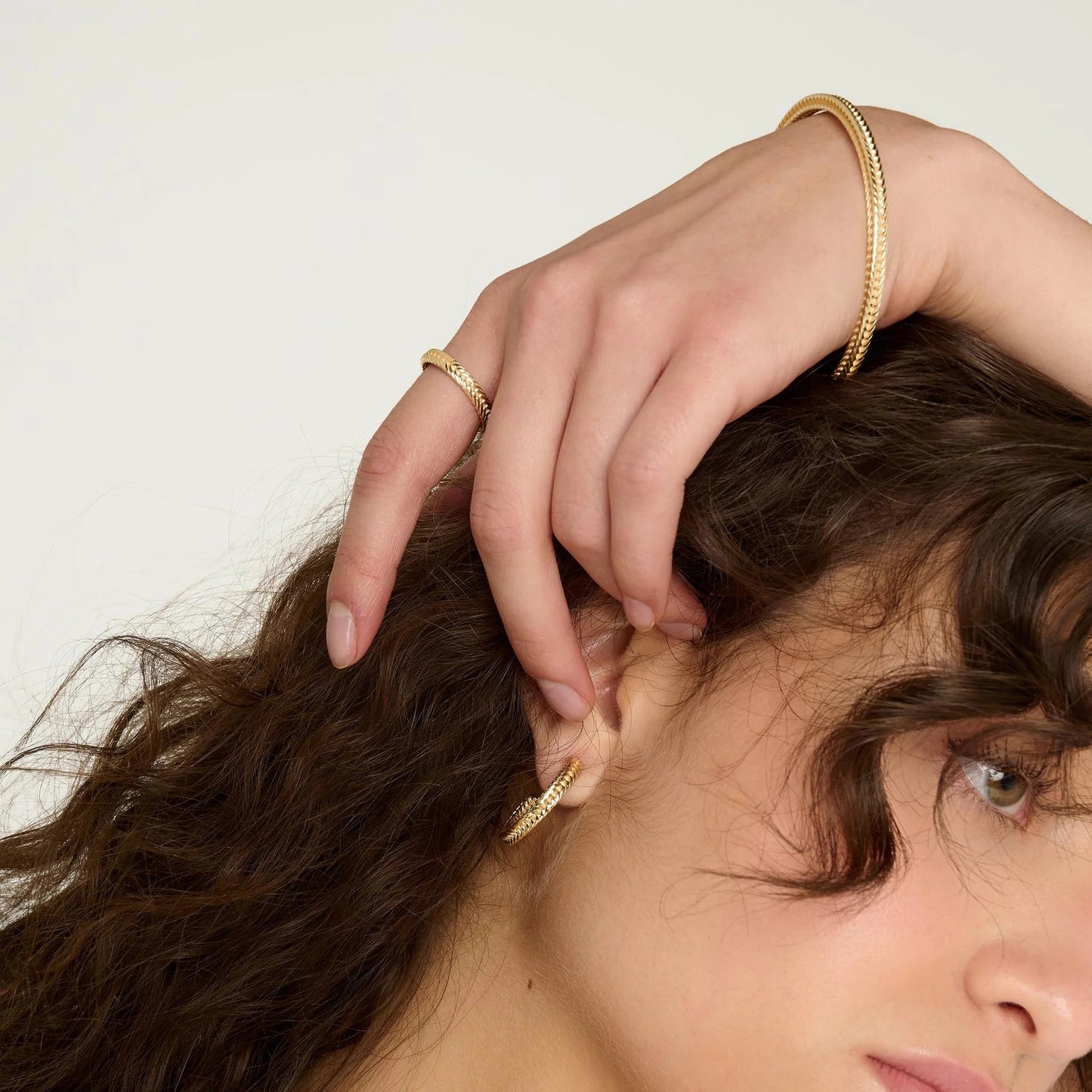 Woven Ring - Gold | Annie Mo's5