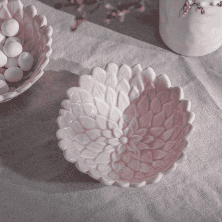 Wrenford Pair of Blush Petal Bowls 12cm B | Annie Mo's