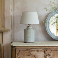 Ceramic Lamp Tilos With Cream Shade 63cm | Annie Mo's