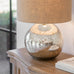 Claymore Glass Lamp with Shade 54cm High