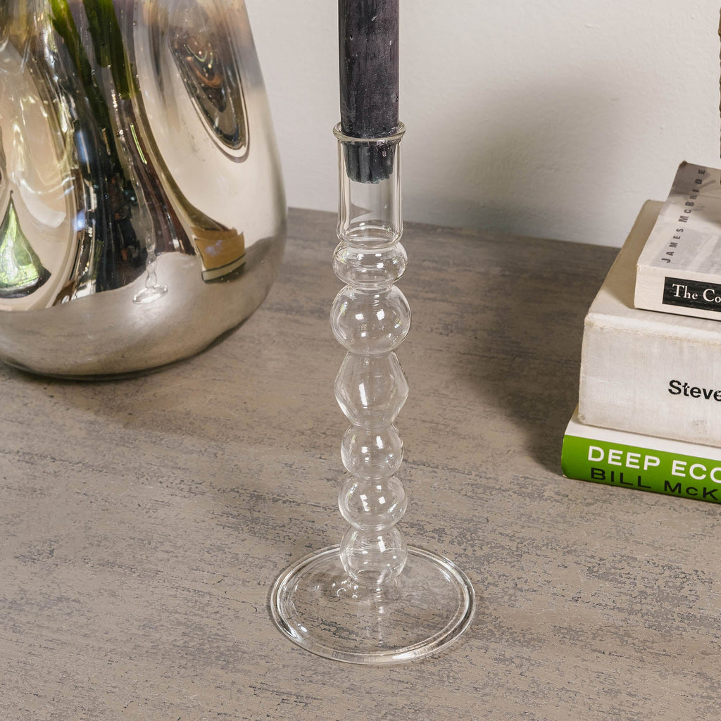 Bowmore Glass Candlesticks - Choice of Size