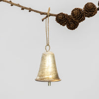 Bell Decoration Antiqued Silver 7cm | Annie Mo's