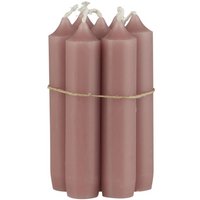 Short Dinner Candles - Coral Almond 11cm