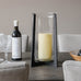 Four Stand Aluminium and Glass Hurricane 36cm