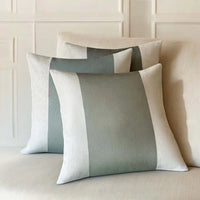 Atlantic Stripe Avocado Feather Filled Cushion 50X50cm | Annie Mo's