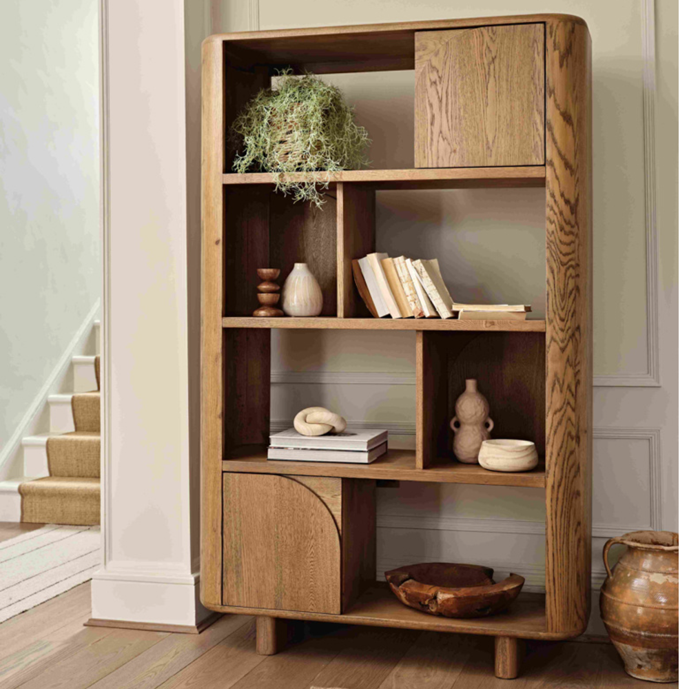 Austin Oak Bookcase 180cm | Annie Mo's