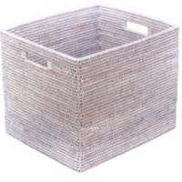 Rattan Cube Storage Box 38cm | Annie Mo's