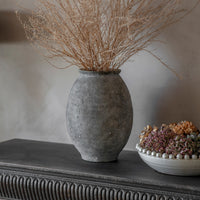 Bradwell Stone Urn 43cm | Annie Mo's