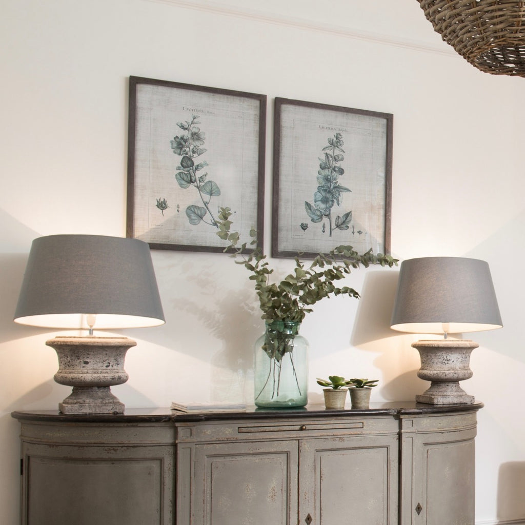 Ashmore Set of Two Lavatera Framed Prints 70cm