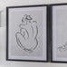 Brookby Set of Two Framed Sketched Person Wall Art 105.5cm