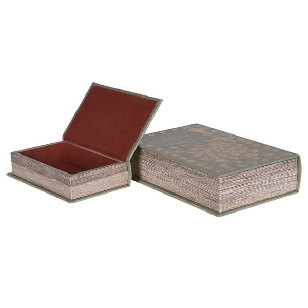 Set of Two Pride and Prejudice Book Boxes