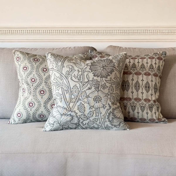 Carnation Garden Feather Filled Cushion 50X50cm