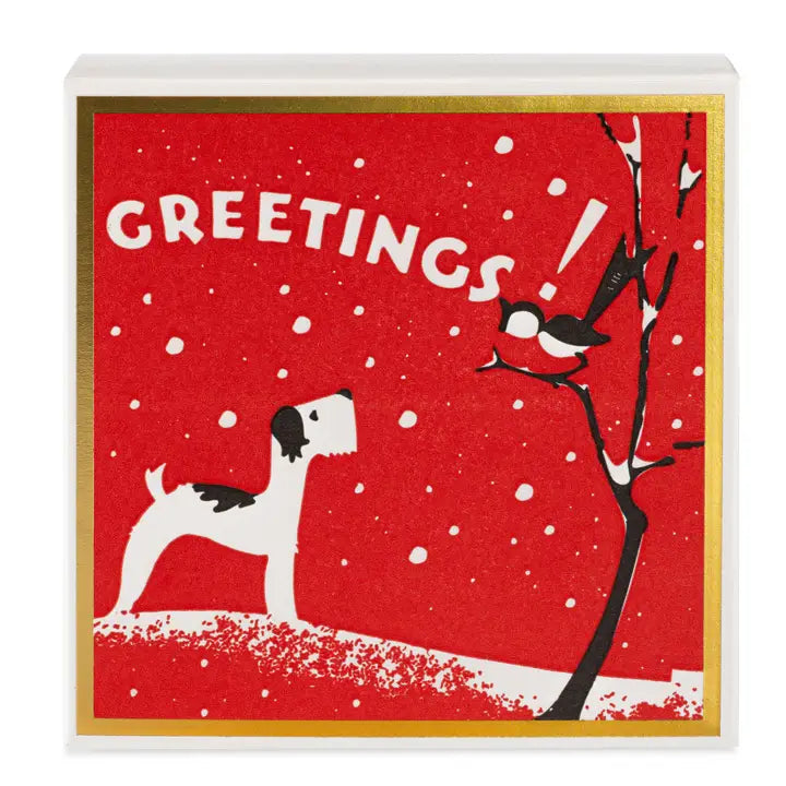 Winter Greetings! | Square - Christmas Safety Matches