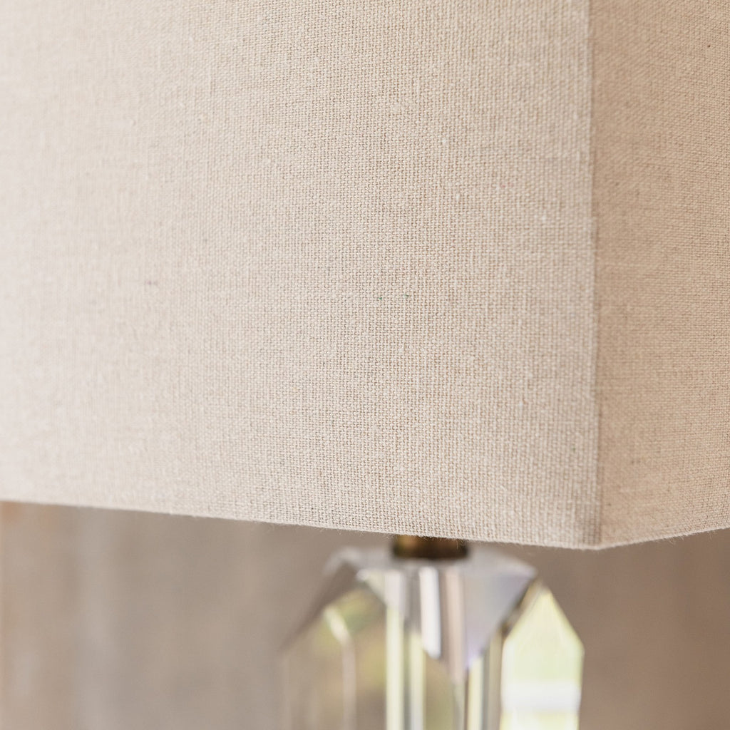 Waldron Faceted Glass Table Lamp 79cm